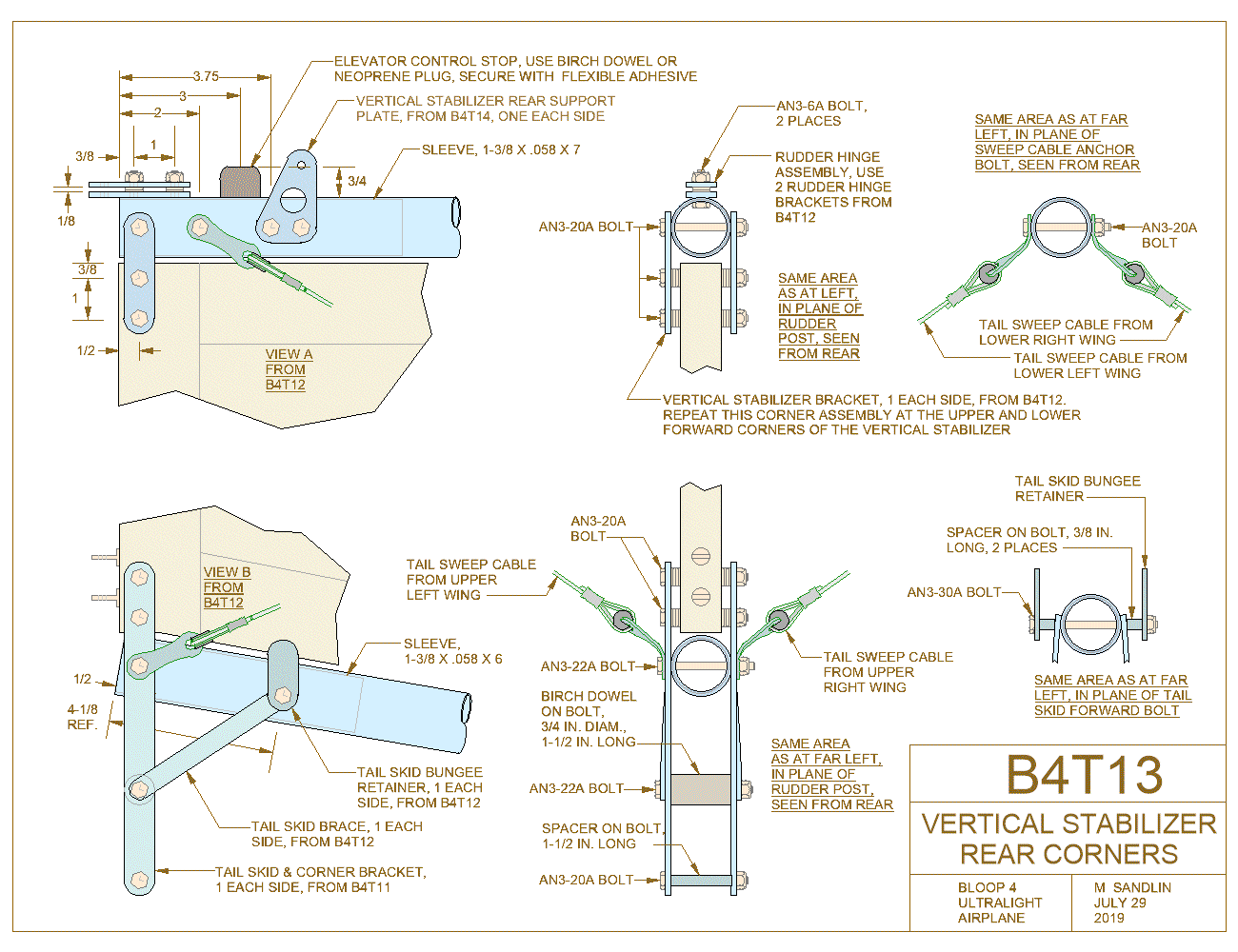 Bloop 4 Tail Drawings